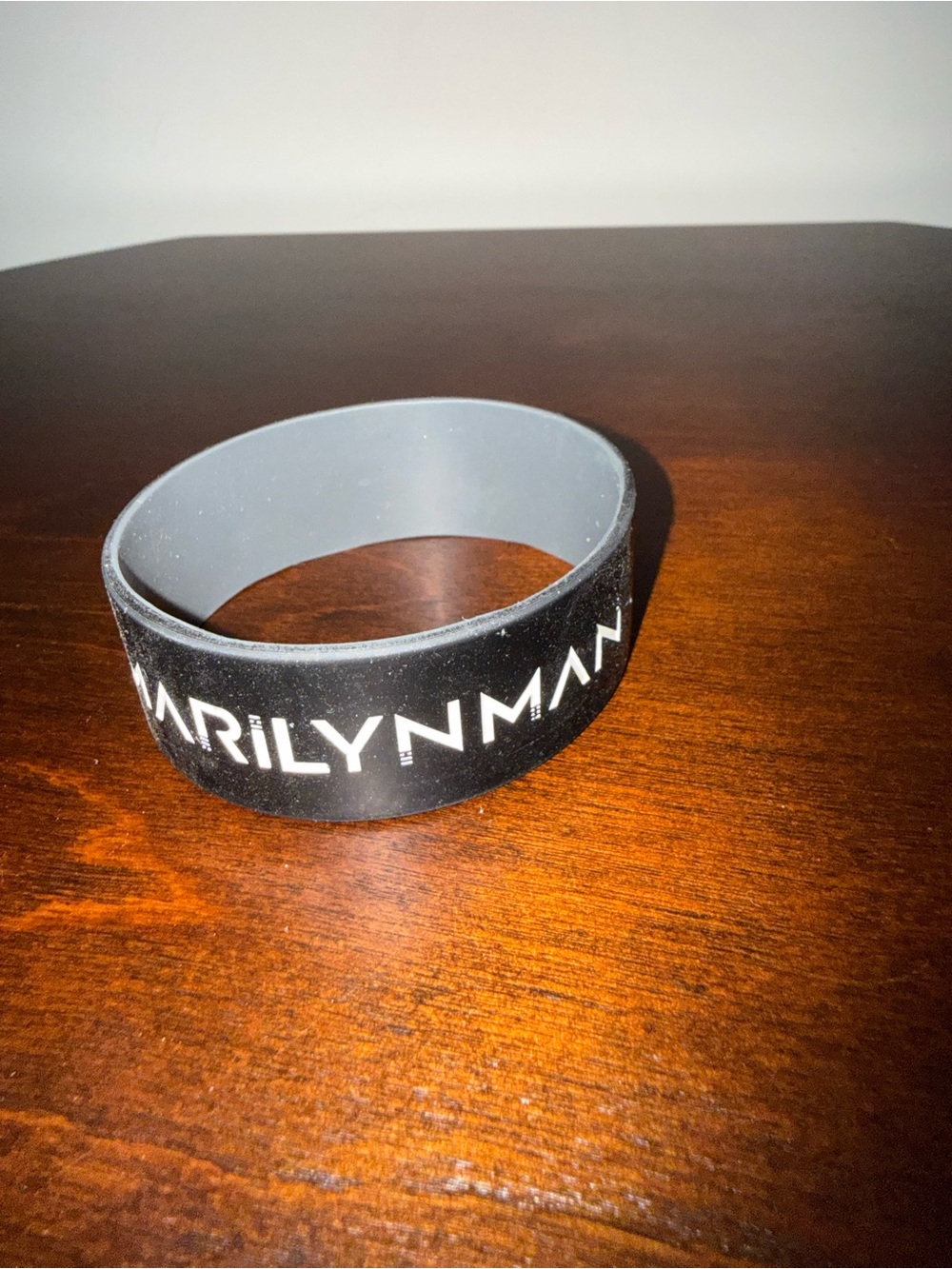 Marilyn Manson born Villain rubber bracelet